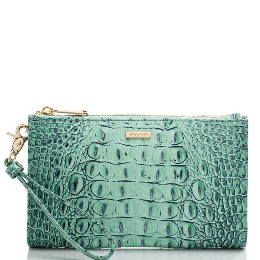 Brahmin melbourne clutch Daisy Biscay NWT